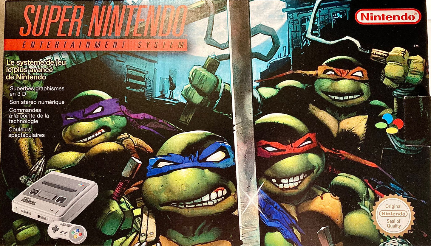 SNES Pack collector Tortue Ninja: Teenage Mutant Hero Turtles - Tournament Fighters