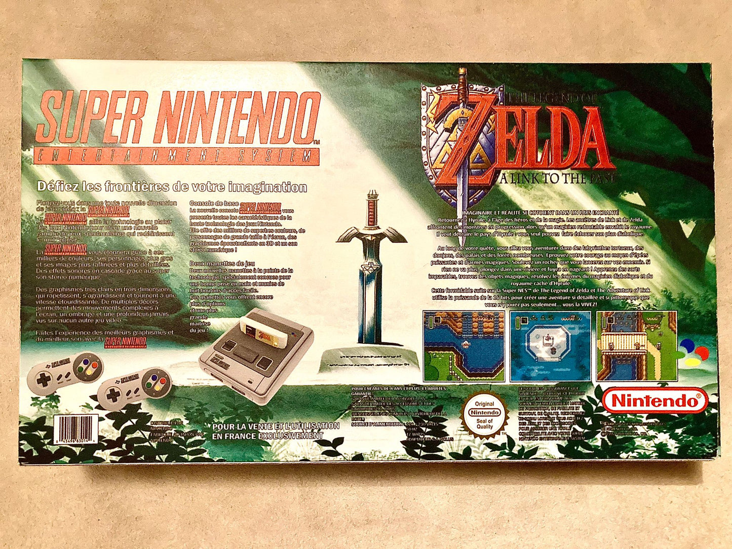 SNES Pack collector : The legend of Zelda : Link to the past